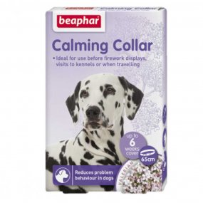 Beaphar calming collar dog lugnande halsband med lavendel för hundar